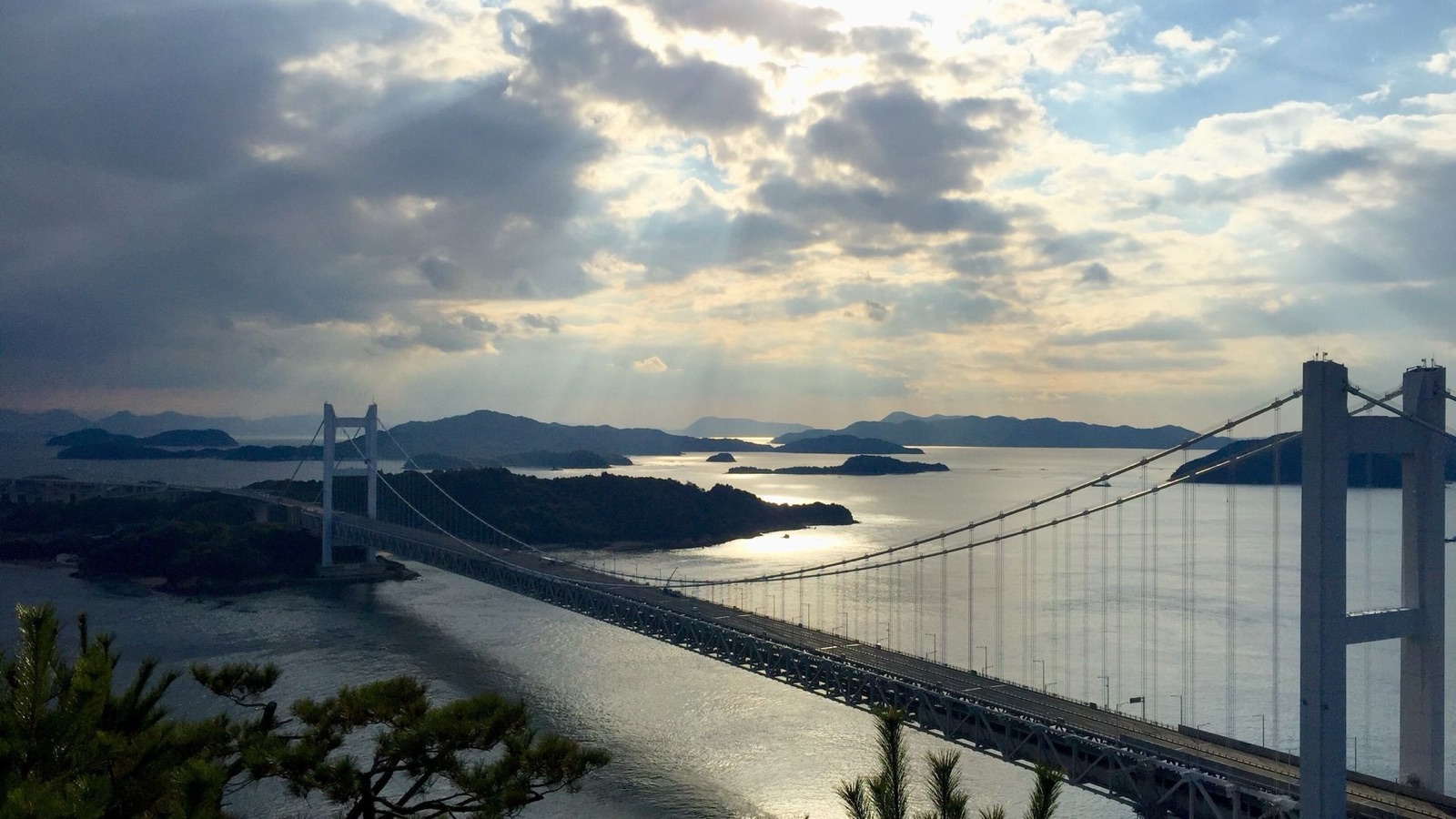 從鷲羽山眺望岡山縣的壯麗風景（岡山県）