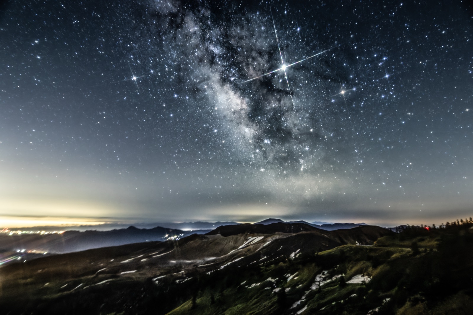 澀峠的星河——長野與群馬交界的夜空（群馬県）