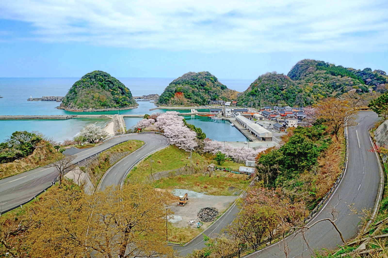兵庫與鳥取交界 春日七坂八峠的靜謐風景（兵庫県）