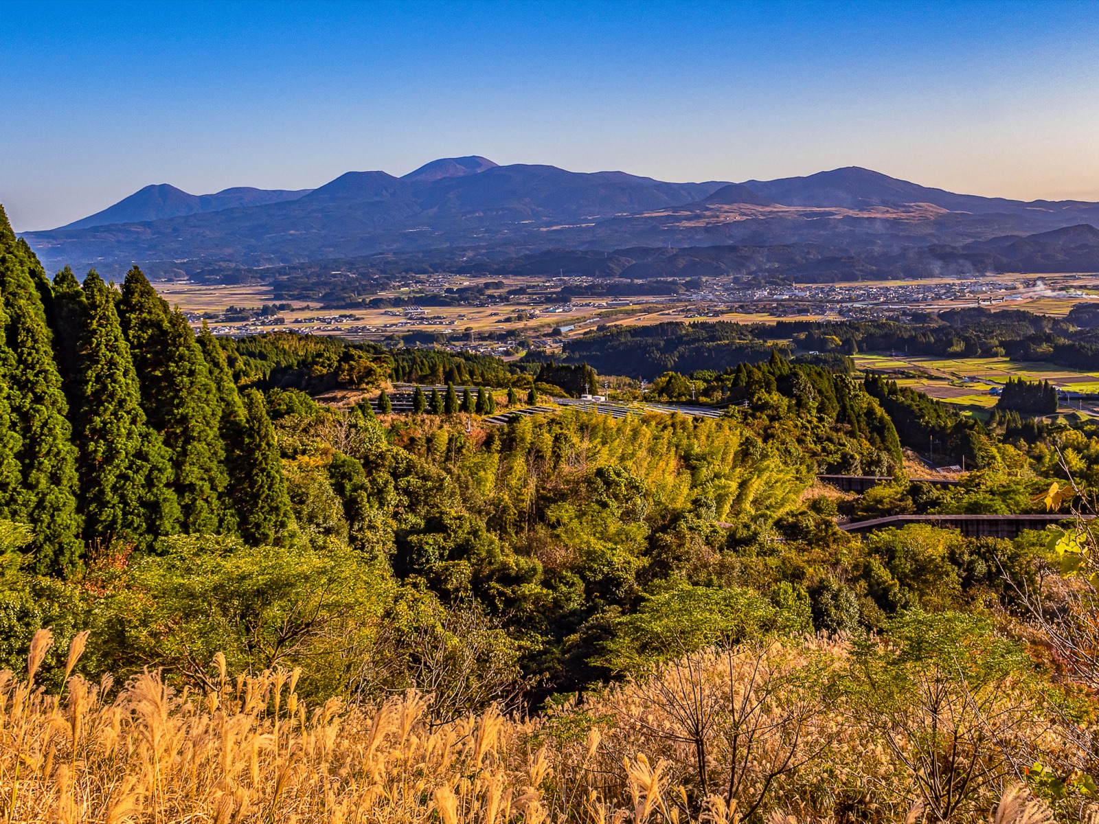 熊本霧島連山車窗風景 日本三大絕景之一（熊本県）