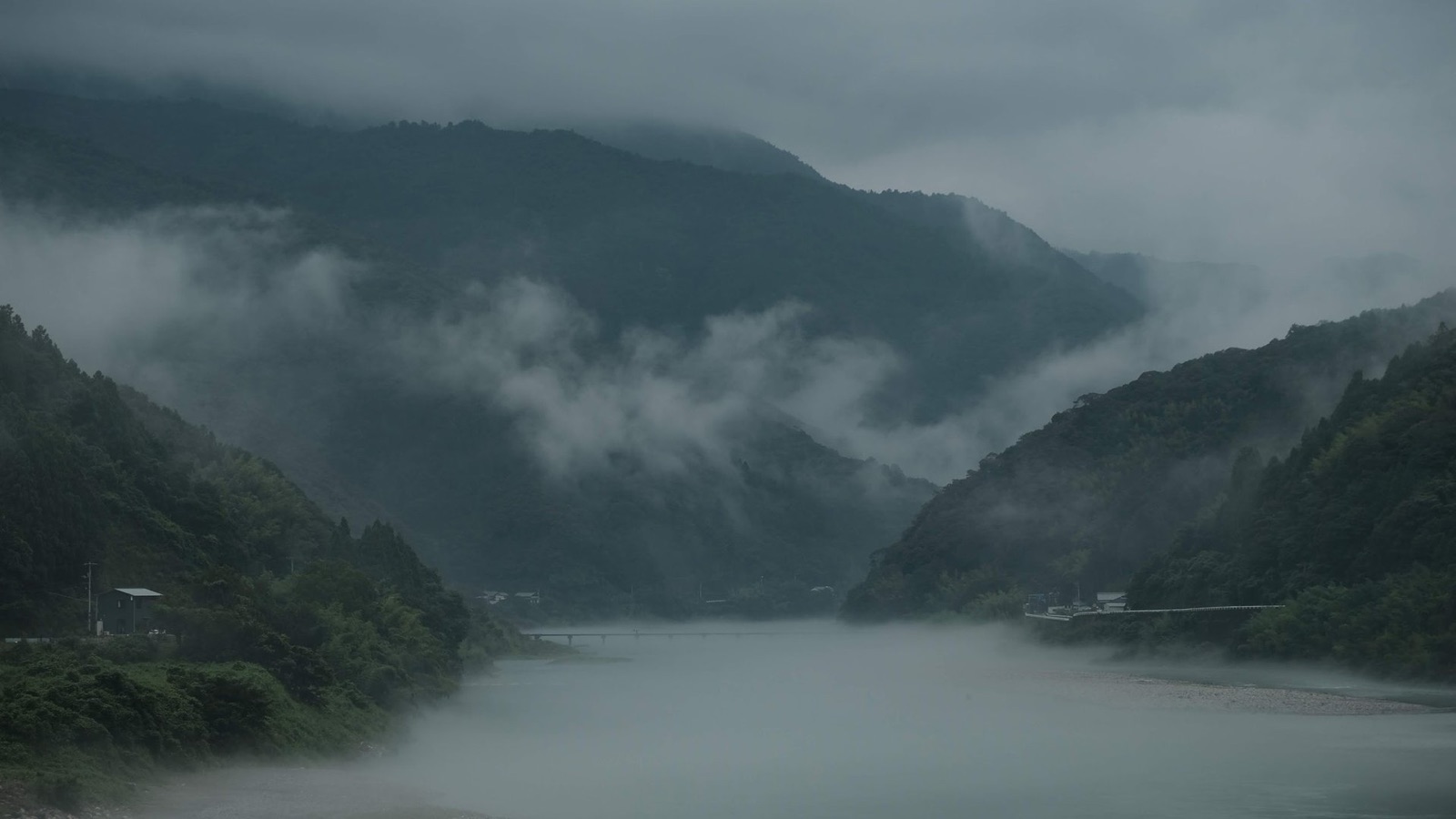 高知的霧靄晨景——仁淀川的無聲時刻（高知県）
