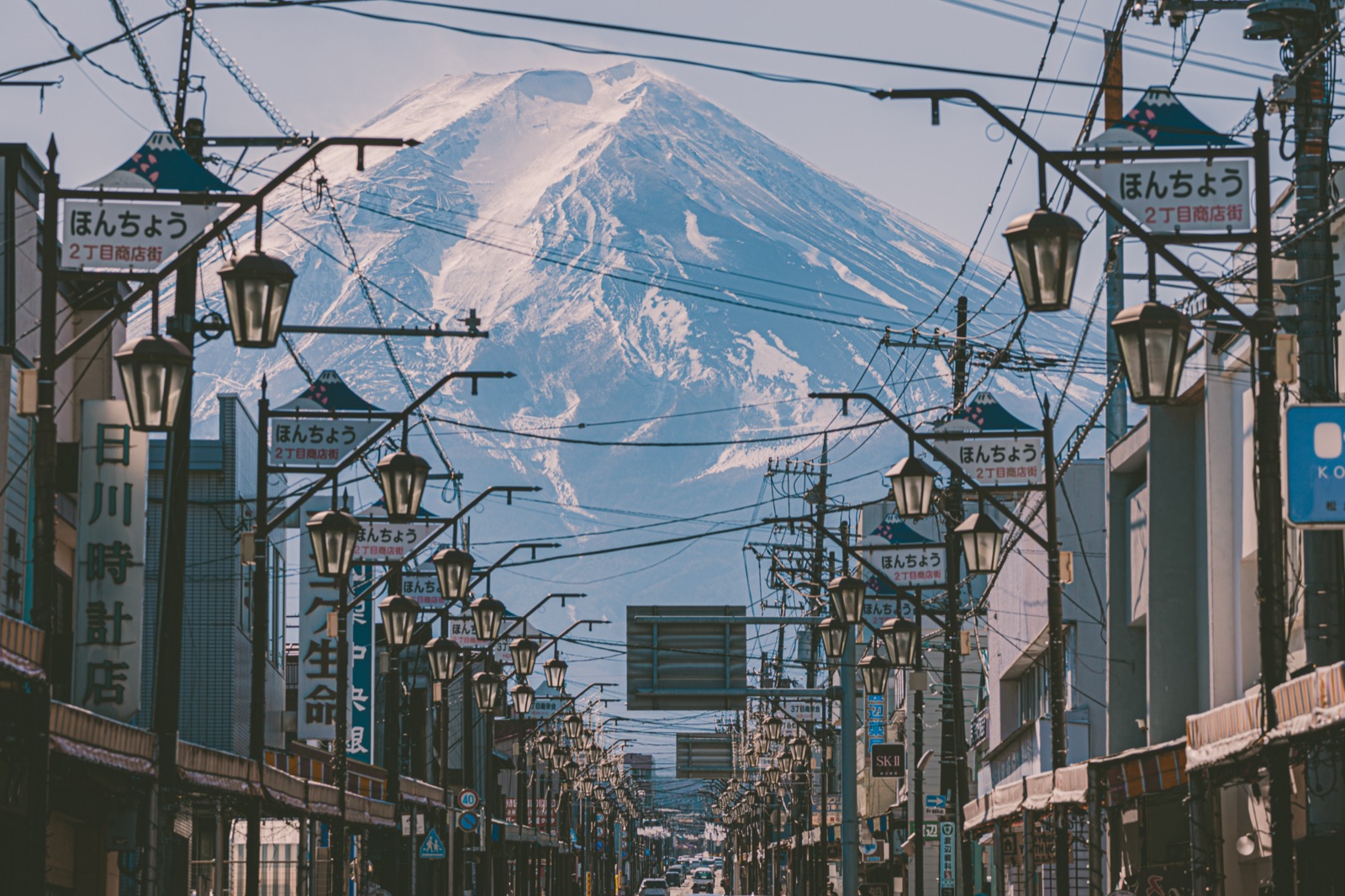 山梨縣富士吉田市的靜謐風景（山梨県）