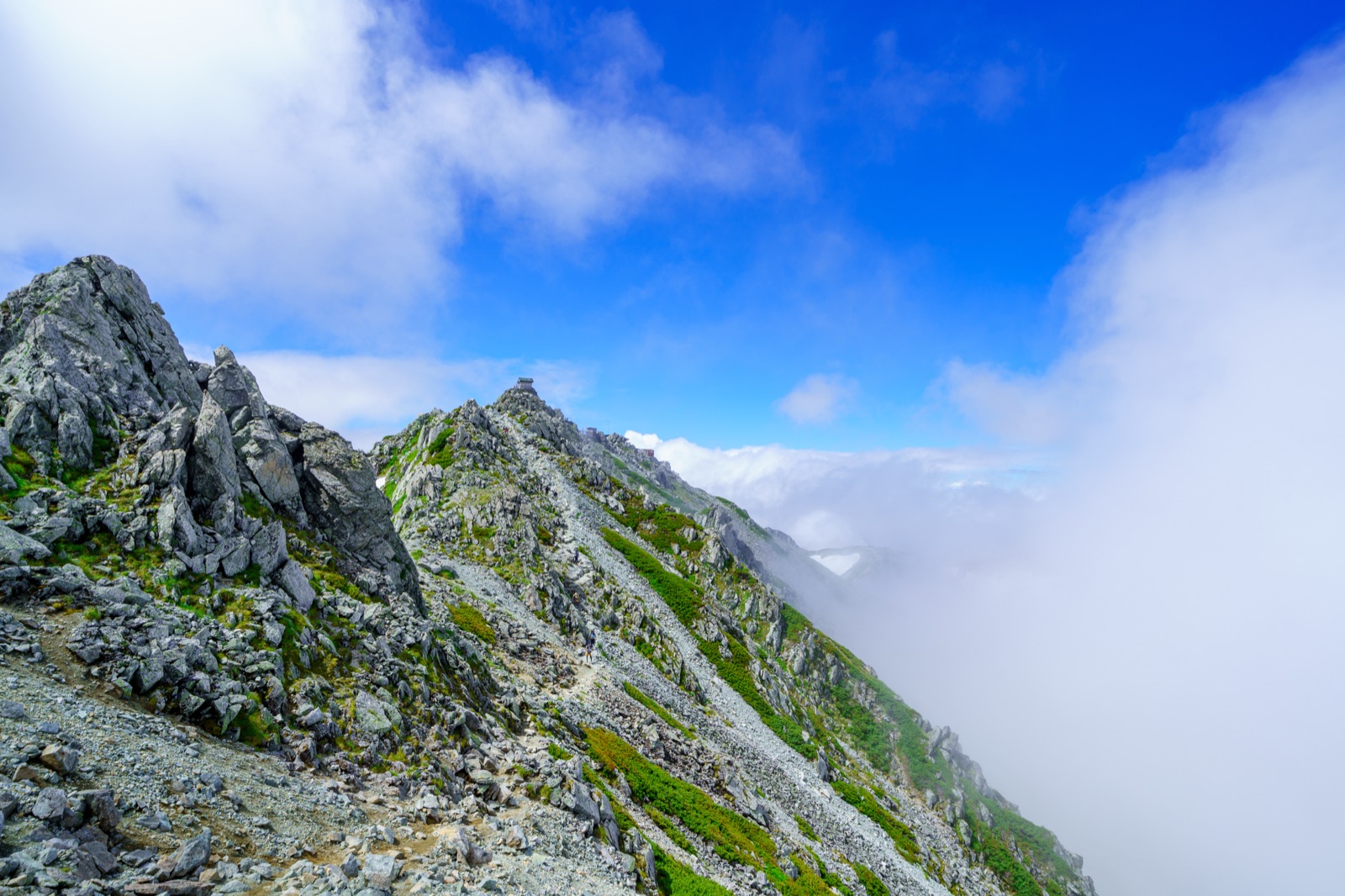 立山的山嶺風景（富山県）