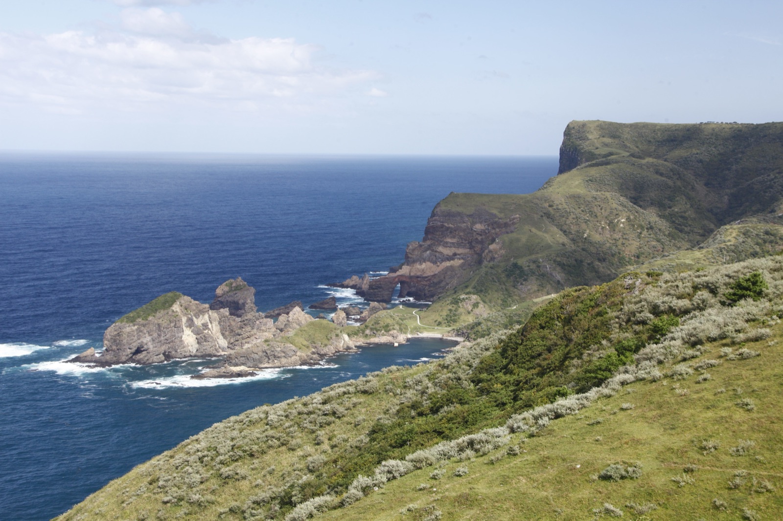 島根縣國賀海岸赤尾展望台的壯闊景致（島根県）