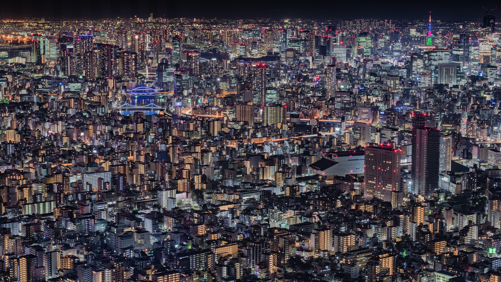 東京夜景｜從晴空塔眺望華燈初上的都市（東京都）