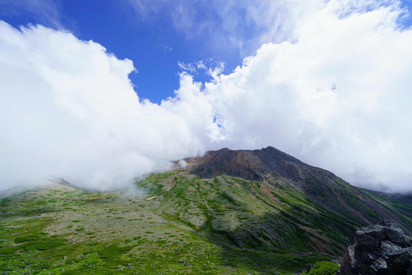 從御嶽山摩利支天山眺望岐阜縣風景（岐阜県）