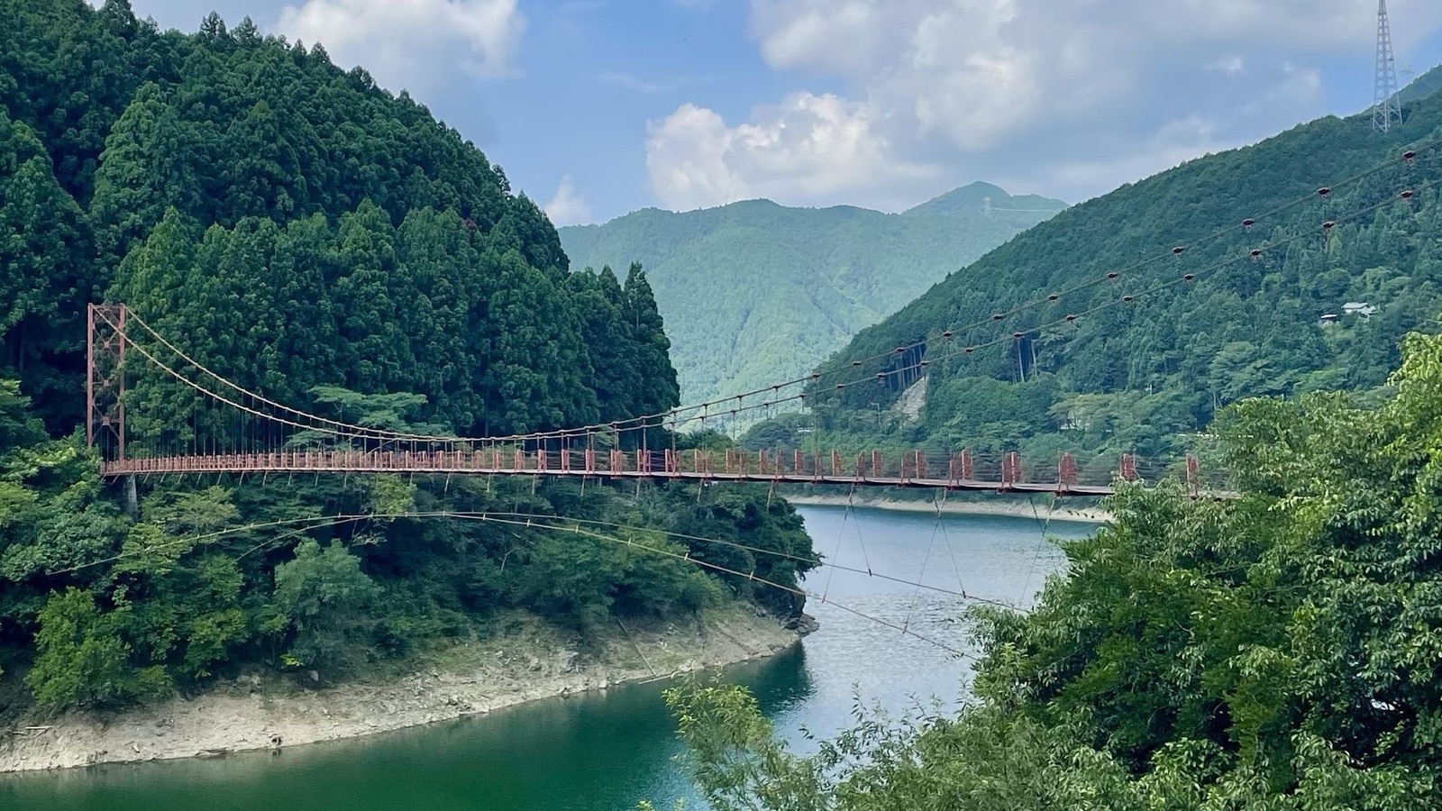 和歌山縣蔵王橋的靜謐風景（和歌山県）
