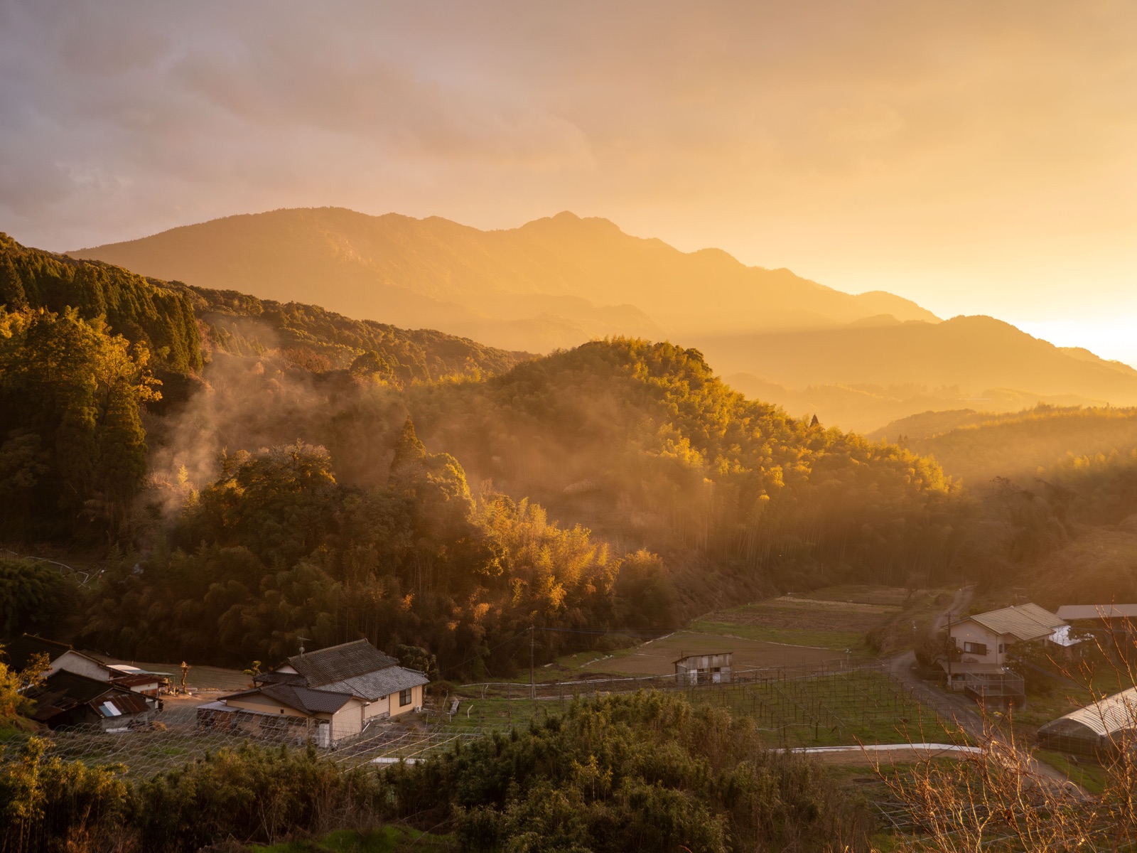 熊本夕陽光影——日常風景裡的靜謐（熊本県）