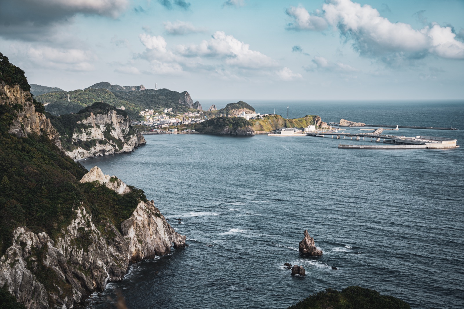 北海道室蘭 奇岩展望台的靜謐風景（北海道）