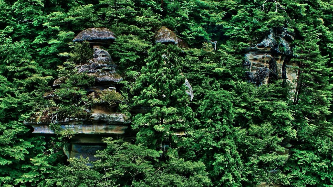塔之岬天然奇岩（福島県）