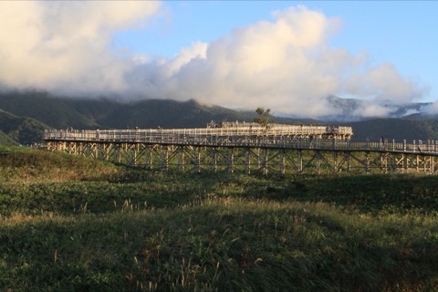 知床高架木道上 山水自在眼前（T-KIMURA 攝）