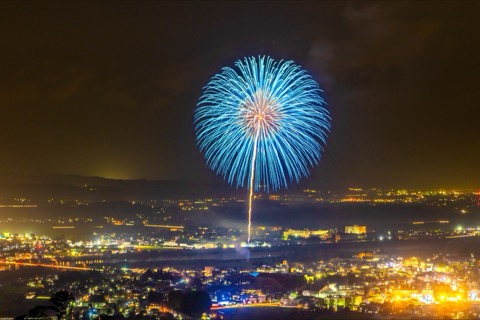 新潟夏夜的光 小千谷祭大花火（新潟縣）