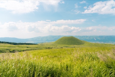 熊本縣米塚的靜謐風景