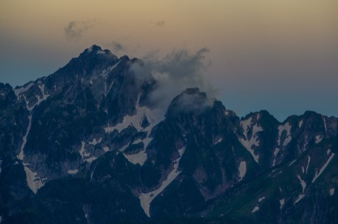 劍嶽 靜立於富山的山脊（富山縣）