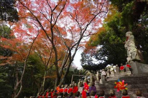 再度山大龍寺的水子地藏 兵庫縣的日常參拜路（Toru 攝）