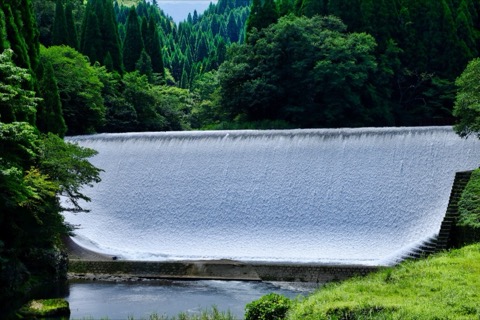 竹田市 白水ダム