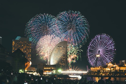 港灣未來的煙火祭典 神奈川都市夜空（神奈川縣）