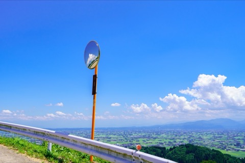 富山縣稲葉山的靜謐風景（富山縣）
