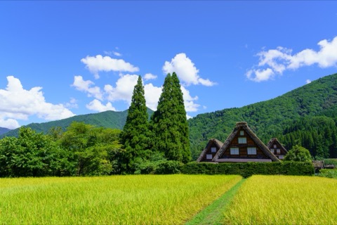 岐阜白川郷三棟合掌造建築群（岐阜縣）