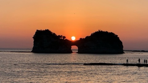和歌山円月島：海上的圓月之景（和歌山縣）