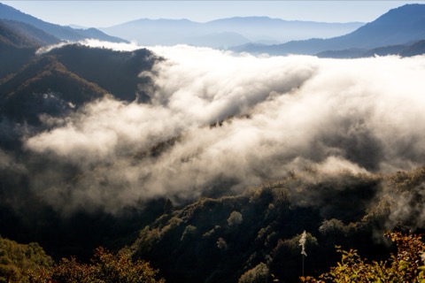 新潟枝折峠的瀑布雲 靜謐的水蒸氣奇景（新潟縣）