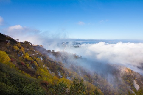 長野縣燕嶽的寧靜山容（長野縣）