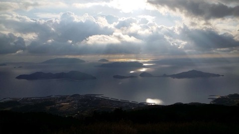 大星山展望台からの風景