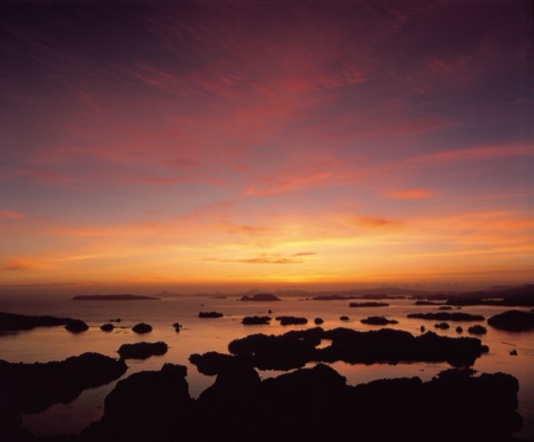 九十九島の夕景