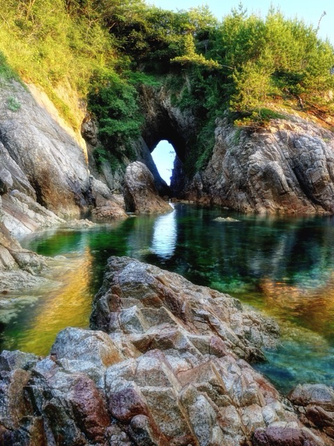 鳥取水尻洞門，夏日冒險的低語（鳥取縣）