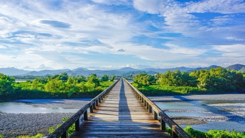 靜岡 蓬萊橋 世界最長的木造步道橋（靜岡縣）