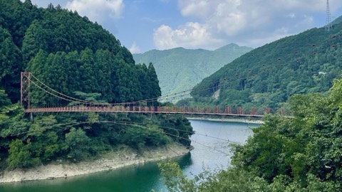 和歌山縣蔵王橋的靜謐風景（和歌山縣）