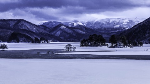 裏磐梯冬日 秋元湖的冰雪幻境