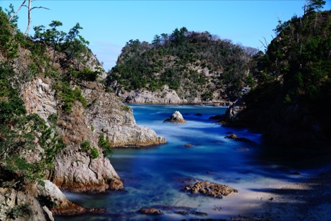 浦富海岸　鴨ヶ磯