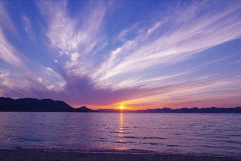 瀨戶田的黃昏 沿著島海道尋光（廣島縣）