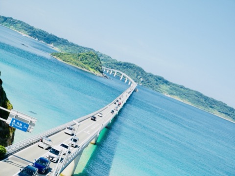 山口縣角島 橋與海的對話（山口縣）
