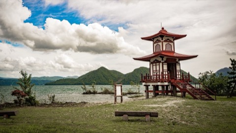 洞爺湖町浮見堂公園 四時各異的靜謐（aachiii 攝）