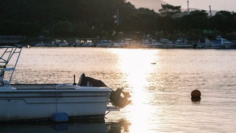 舞鶴五條海岸 日落後的靜謐時刻（海岸）