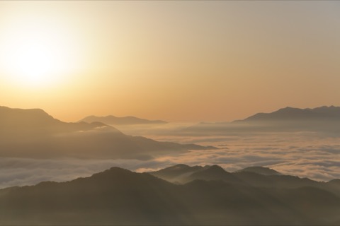 長野縣雲海的靜謐時刻（長野縣）