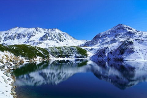 富山縣ミクリガ池的靜謐風景（富山縣）