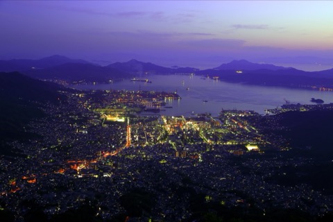 灰ヶ峰の夜景