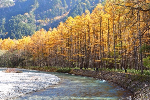 晚秋上高地，長野縣山水詩篇