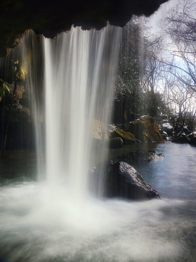 裏見の二段滝（兵庫県）