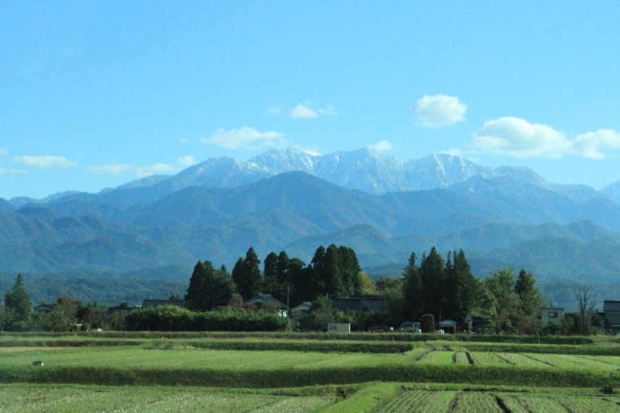 富山　砺波市の散居村集落（富山県）