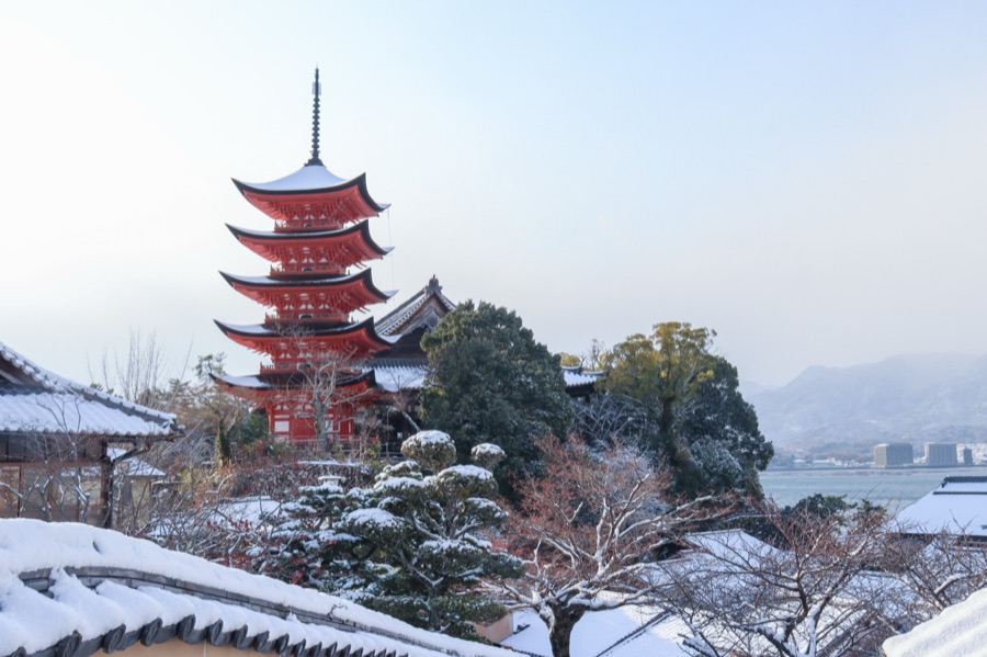 宮島の冬（広島県）