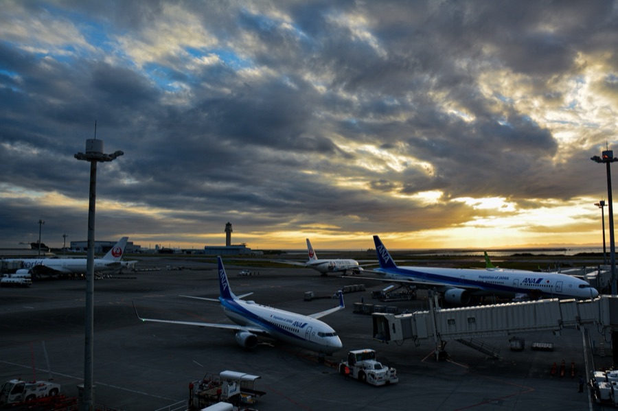 旅の終わりの那覇空港（沖縄県）