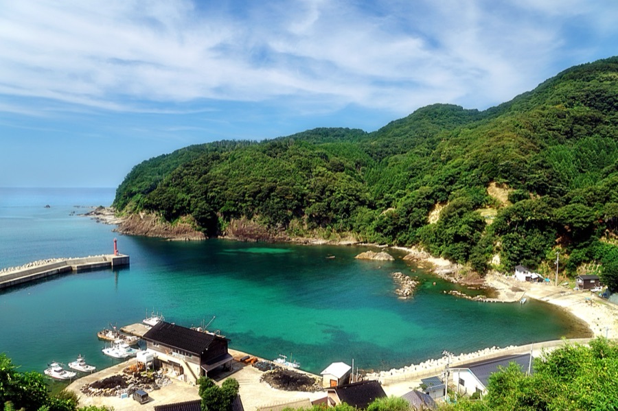 夏の鎧駅（兵庫県）