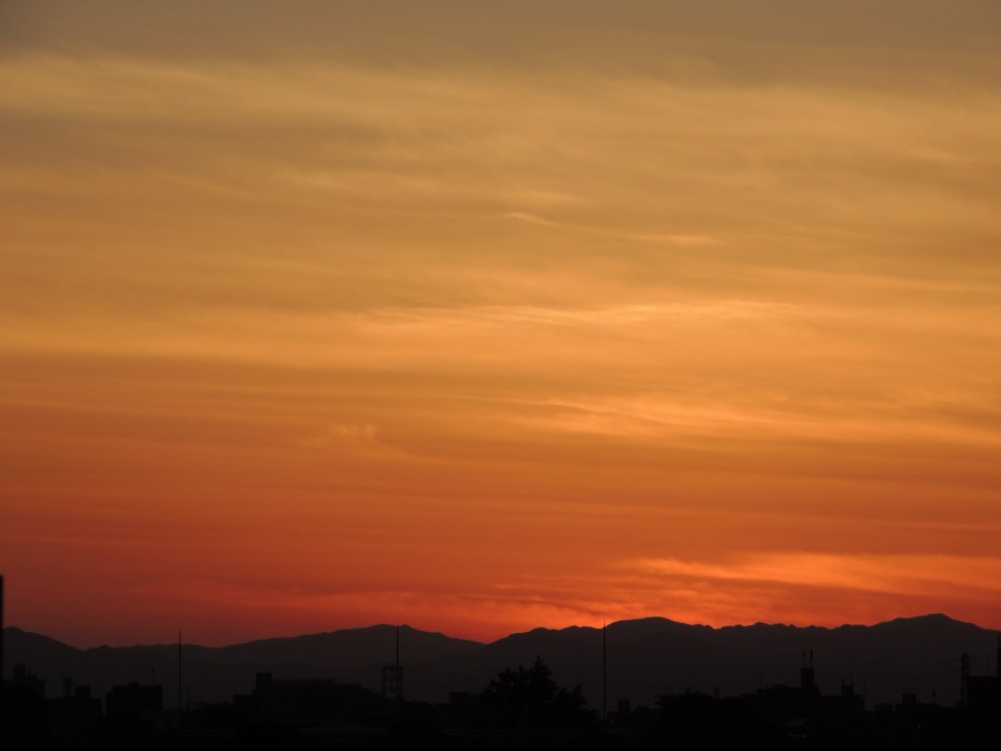 本門寺 夕陽（東京都）