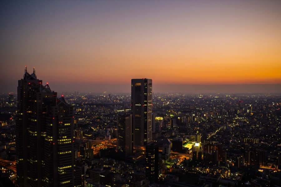 都庁からの展望（東京都）